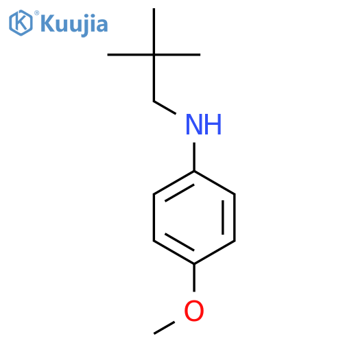 N-(2,2-dimethylpropyl)-4-methoxyaniline structure