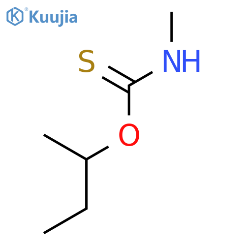 Butan-2-yl methylaminomethanethioate structure