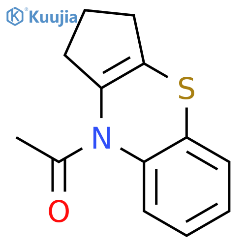 Benzo[b]cyclopenta[e][1,4]thiazine, 9-acetyl-1,2,3,9-tetrahydro- structure