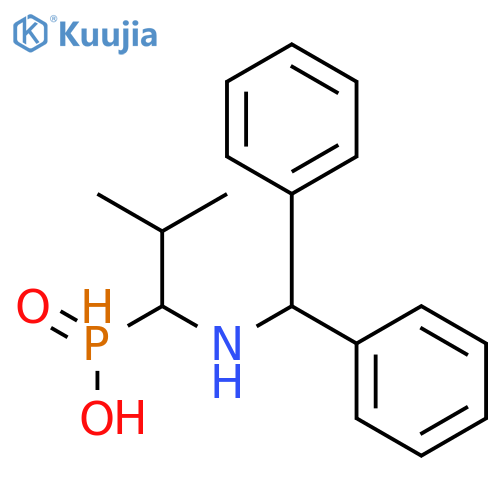 Phosphinic acid, [1-[(diphenylmethyl)amino]-2-methylpropyl]- structure