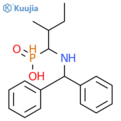 PHOSPHINIC ACID, [1-[(DIPHENYLMETHYL)AMINO]-2-METHYLBUTYL]- structure