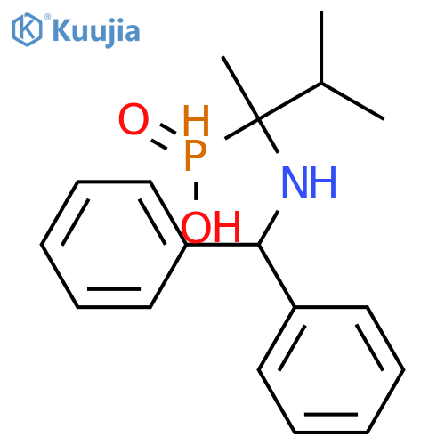 Phosphinic acid, [1-[(diphenylmethyl)amino]-1,2-dimethylpropyl]- structure