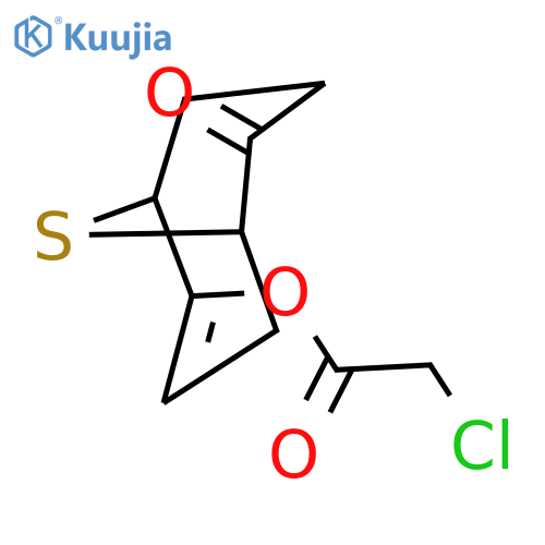 ACETIC ACID, CHLORO-, 6-OXO-9-THIABICYCLO[3.3.1]NON-2-EN-2-YL ESTER structure