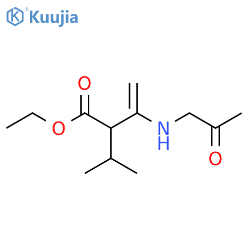 3-BUTENOIC ACID, 3-(ACETYLMETHYLAMINO)-2-(1-METHYLETHYL)-, ETHYL ESTER structure