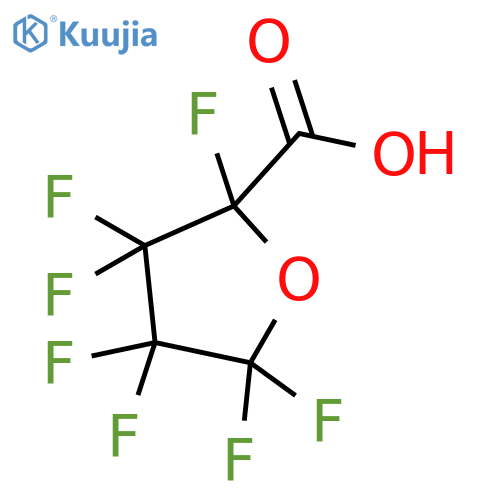 Perfluorotetrahydro-2-furancarboxylic Acid structure