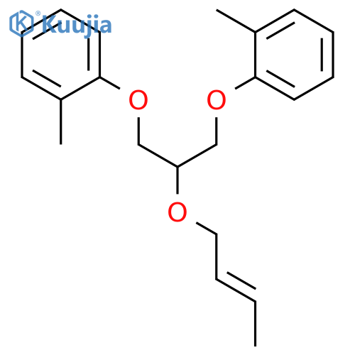 BENZENE, 1,1'-[[2-(2-BUTENYLOXY)-1,3-PROPANEDIYL]BIS(OXY)]BIS[2-METHYL- structure