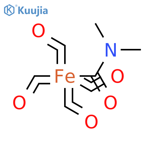 IRON, TETRACARBONYL[(DIMETHYLAMINO)CARBONYL]- structure