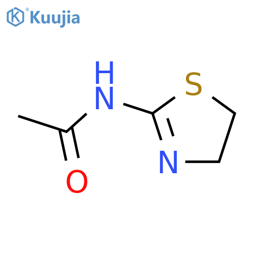 N-(4,5-dihydro-1,3-thiazol-2-yl)acetamide structure