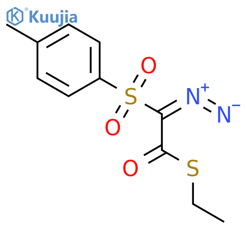 2-Diazonio-1-(ethylsulfanyl)-2-(4-methylbenzene-1-sulfonyl)ethen-1-olate structure