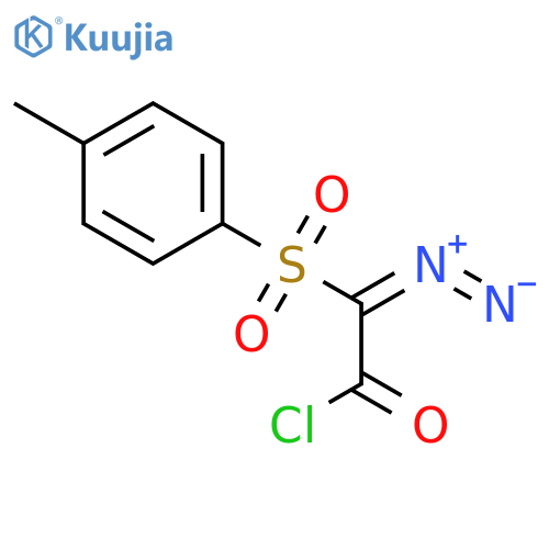 Acetyl chloride, diazo[(4-methylphenyl)sulfonyl]- structure