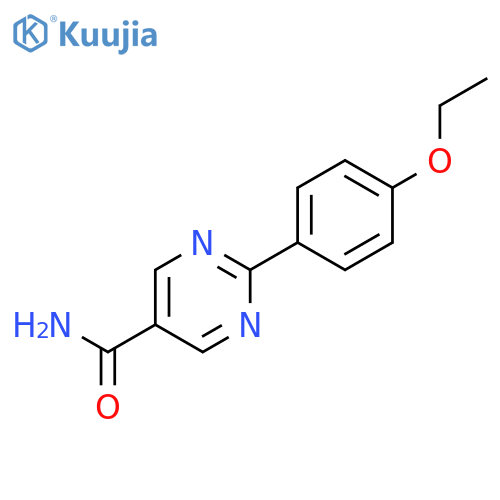 5-Pyrimidinecarboxamide, 2-(4-ethoxyphenyl)- structure