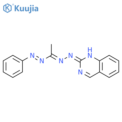 2(1H)-Quinazolinone, [1-(phenylazo)ethylidene]hydrazone structure