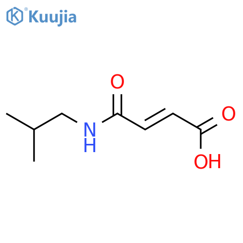 (z)-4-(2-methylpropylamino)-4-oxobut-2-enoic Acid structure