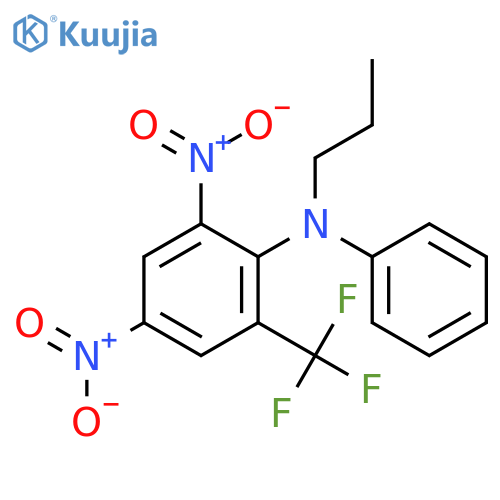 BENZENAMINE, 2,4-DINITRO-N-PHENYL-N-PROPYL-6-(TRIFLUOROMETHYL)- structure
