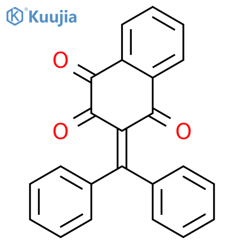 1,2,4(3H)-Naphthalenetrione, 3-(diphenylmethylene)- structure