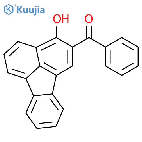 Methanone, (3-hydroxy-2-fluoranthenyl)phenyl- structure