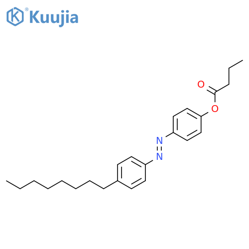 Butanoic acid, 4-[(4-octylphenyl)azo]phenyl ester structure