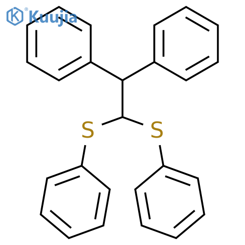 BENZENE, 1,1'-[2,2-BIS(PHENYLTHIO)ETHYLIDENE]BIS- structure