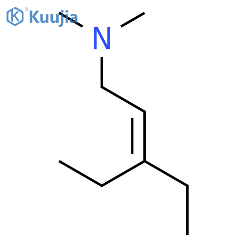 2-Penten-1-amine, 3-ethyl-N,N-dimethyl- structure