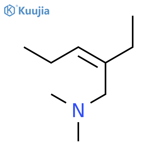 2-PENTEN-1-AMINE, 2-ETHYL-N,N-DIMETHYL- structure
