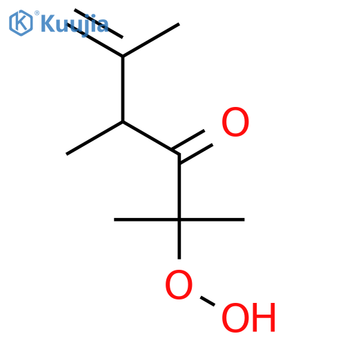 5-HEXEN-3-ONE, 2-HYDROPEROXY-2,4,5-TRIMETHYL- structure