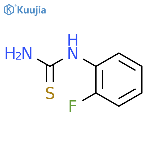 (2-Fluorophenyl)thiourea structure