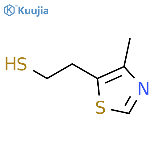 2-(4-methyl-1,3-thiazol-5-yl)ethane-1-thiol structure