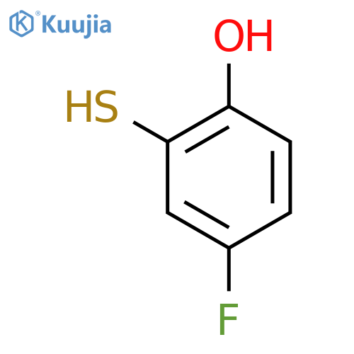 4-fluoro-2-sulfanylphenol structure