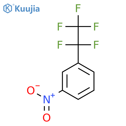 Benzene, 1-nitro-3-(pentafluoroethyl)- structure