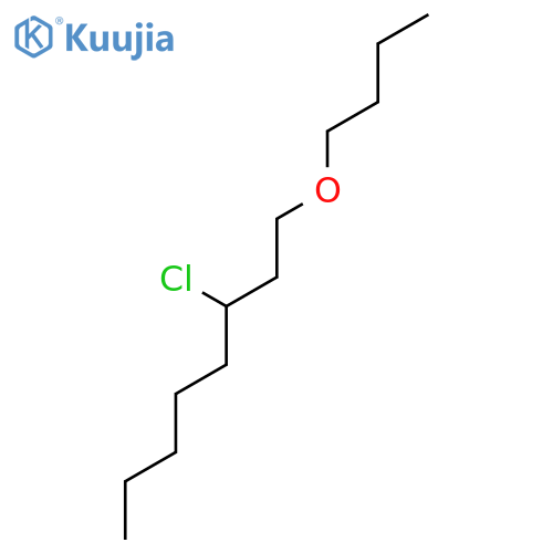 Octane, 1-butoxy-3-chloro- structure