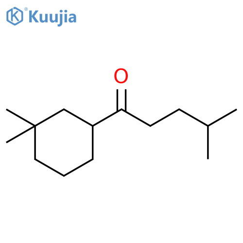 1-PENTANONE, 1-(3,3-DIMETHYLCYCLOHEXYL)-4-METHYL- structure