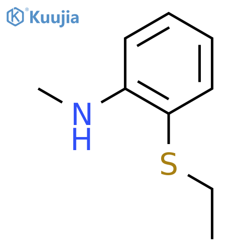 Benzenamine, 2-(ethylthio)-N-methyl- structure