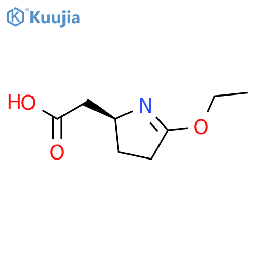 [(2S)-5-Ethoxy-3,4-dihydro-2H-pyrrol-2-yl]acetic acid structure