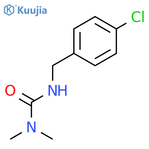 UREA, N'-[(4-CHLOROPHENYL)METHYL]-N,N-DIMETHYL- structure