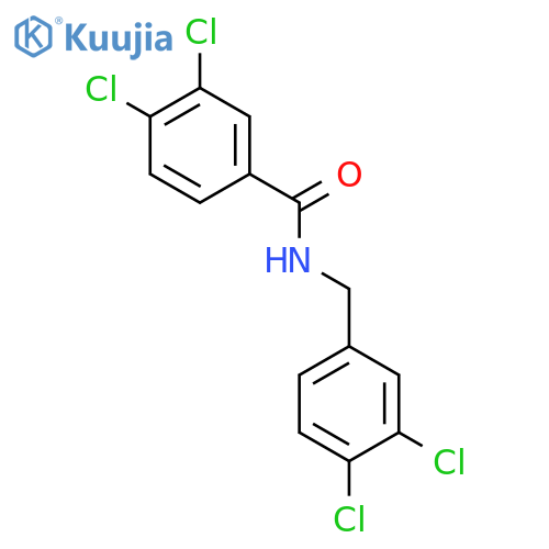 BENZAMIDE, 3,4-DICHLORO-N-[(3,4-DICHLOROPHENYL)METHYL]- structure