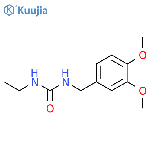 Urea, N-[(3,4-dimethoxyphenyl)methyl]-N'-ethyl- structure