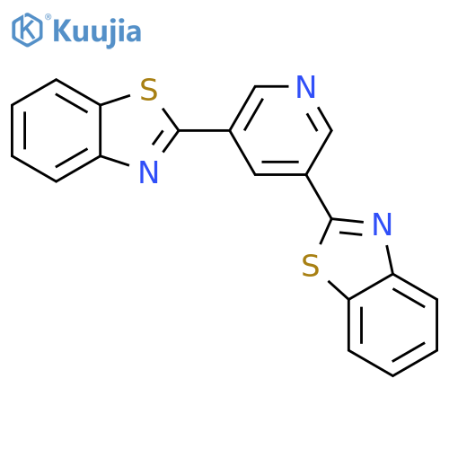 Benzothiazole, 2,2'-(3,5-pyridinediyl)bis- structure