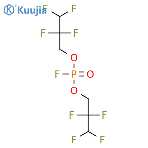 PHOSPHOROFLUORIDIC ACID, BIS(2,2,3,3-TETRAFLUOROPROPYL) ESTER structure