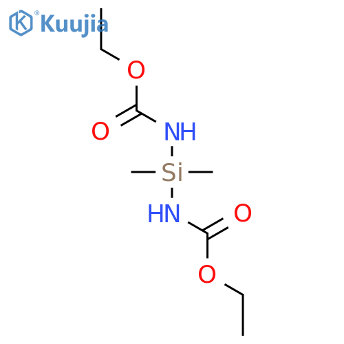 CARBAMIC ACID, (DIMETHYLSILYLENE)BIS-, DIETHYL ESTER structure