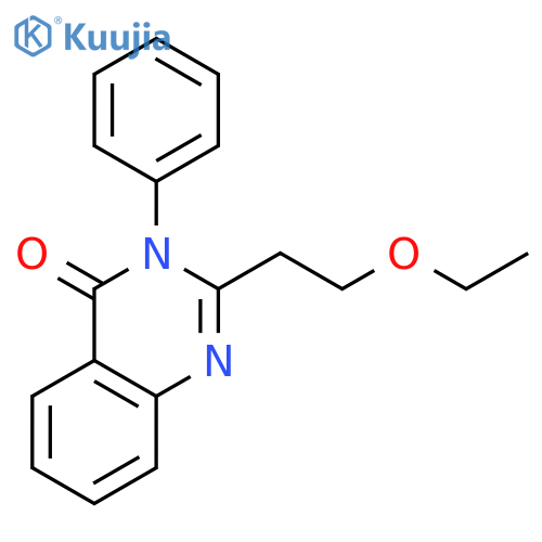 4(3H)-Quinazolinone, 2-(2-ethoxyethyl)-3-phenyl- structure