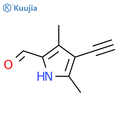 1H-Pyrrole-2-carboxaldehyde, 4-ethynyl-3,5-dimethyl- (9CI) structure