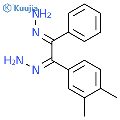 Ethanedione, (3,4-dimethylphenyl)phenyl-, dihydrazone structure
