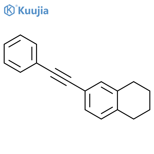 6-(phenylethynyl)-1,2,3,4-tetrahydronaphthalene structure