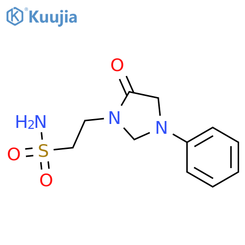 2-(5-oxo-3-phenylimidazolidin-1-yl)ethanesulfonamide structure