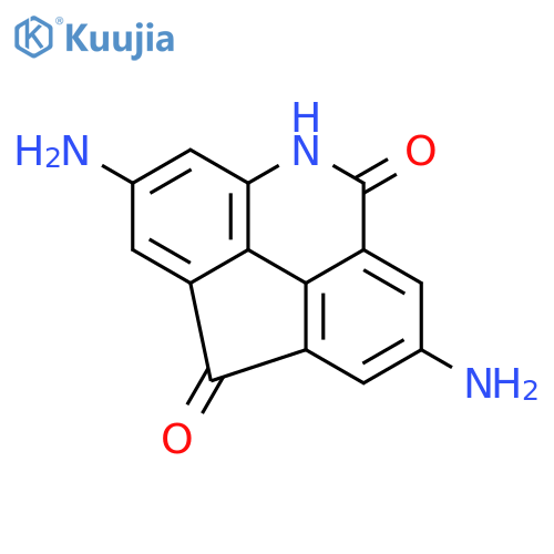 4H-CYCLOPENTA[LMN]PHENANTHRIDINE-5,9-DIONE, 2,7-DIAMINO- structure