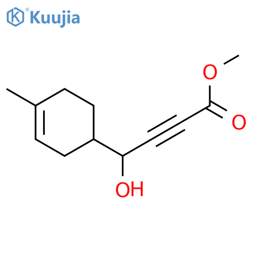 2-BUTYNOIC ACID, 4-HYDROXY-4-(4-METHYL-3-CYCLOHEXEN-1-YL)-, METHYL ESTER structure