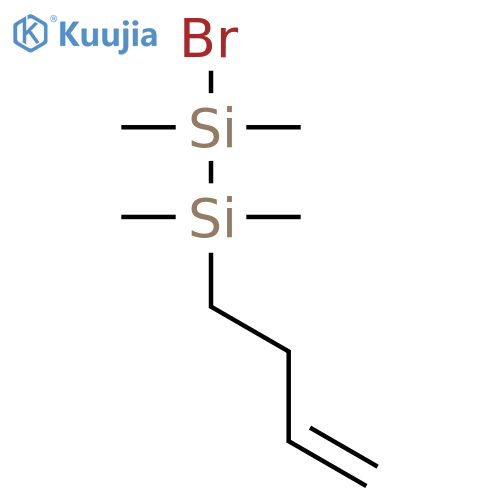 Disilane, 1-bromo-2-(3-butenyl)-1,1,2,2-tetramethyl- structure