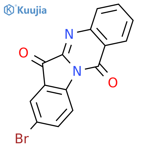 INDOLO[2,1-B]QUINAZOLINE-6,12-DIONE, 8-BROMO- structure