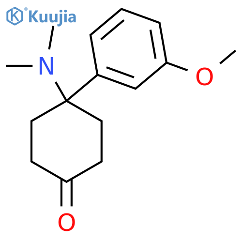4-(Dimethylamino)-4-(3-methoxyphenyl)cyclohexan-1-one structure