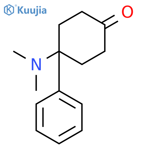 4-(Dimethylamino)-4-phenylcyclohexan-1-one structure